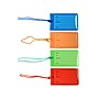 Excello Global Products Luggage Tag, Assorted Colors, 4/Pack (SPLS-TRVL-0002)~#|#~9F1A7232-E990-4E01-93D731DDFBEC20F1_sc7