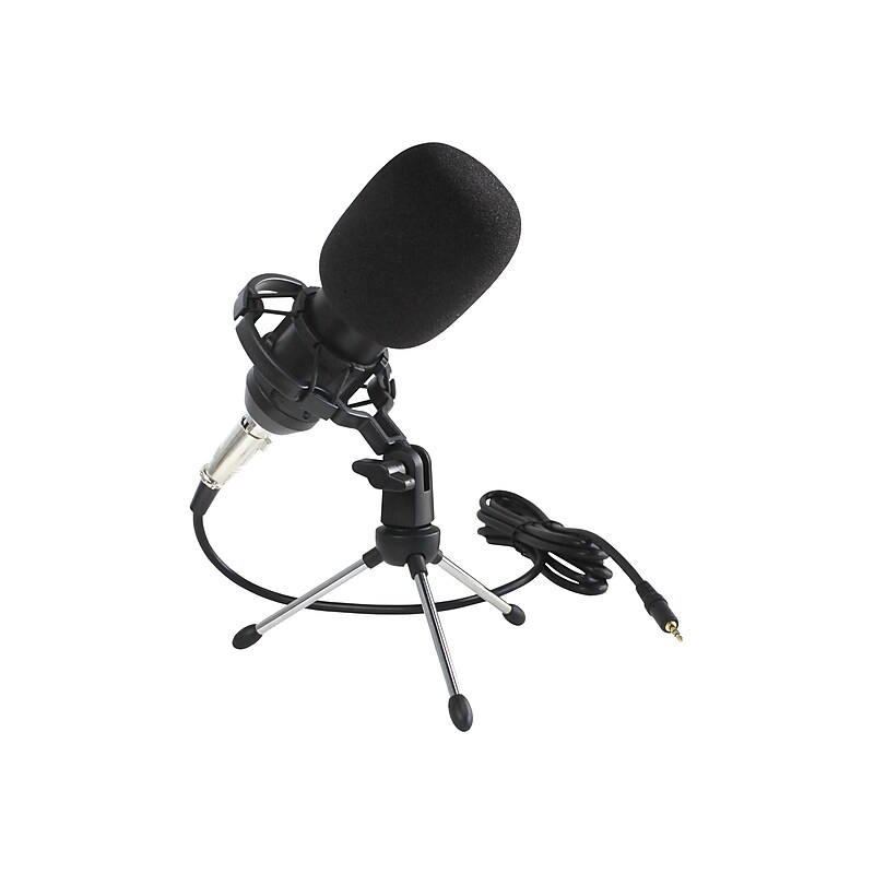 Vivitar Vlog Podcast Microphone Kit, Black (VIVMIC826STK24) image 1