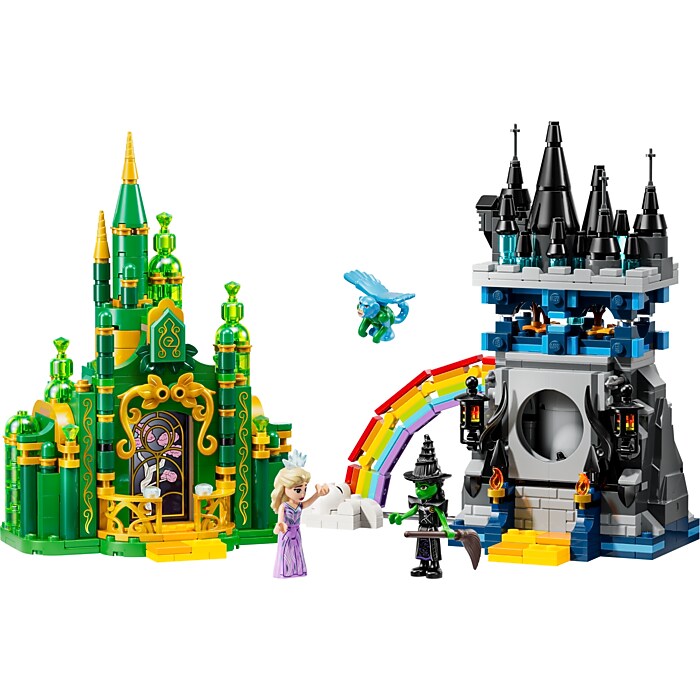 King & Princeセット LEGO Wicked Emerald City & Kiamo Ko Castle Adventure, 860 Pieces