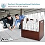 AdirOffice 50-Slot Mobile Roll File, 28.5"H x 30"W x 15.75"D, Mahogany, 2/Pack (626-MA-2PK)~#|#~9F2FEEB3-DCF2-4A37-8E32940D8256AD63_sc7