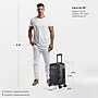 DUKAP Zonix 20" Hardside Carry-On Suitcase, 4-Wheeled Spinner, TSA Checkpoint Friendly, Black (DKZON00S-BLK)~#|#~9F39CAF9-8E5A-4283-9325557311208EB2_sc7