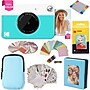 Kodak Printomatic Instant Camera Blue Gift Bundle with Soft Case, 20 Zink Sheets, Album & More~#|#~9F3B5646-49A6-449B-BAB2ECED3D42BF7F_sc7