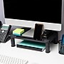 Mind Reader Adjustable Monitor Stands, Up to 19" Monitors, Black, 2/Pack (2SMPLMON-BLK)~#|#~9F3C063B-E237-41D1-8DF4A623680B66CE_sc7