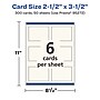 Avery Business Cards, 2.5" x 3.5", Matte Ivory, 300/Box (95272)~#|#~9F3D25AD-1F45-4592-90F583CCF06DECEC_sc7
