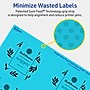 Avery Printable Decorative Edge Multipurpose Labels, 2-1/2" x 2-57/64", Bright Blue, 60/Pack (94121)~#|#~9F3FA2B4-0F16-4A5F-BBDC573BE0D58036_sc7