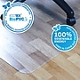 Floortex Ecotex Hard Floor Chair Mat, 29" x 47", Clear Marvec BioPVC (NCCMFLFS0001)~#|#~9F485EF2-C403-42E4-8D80CF3131755A0C_sc7