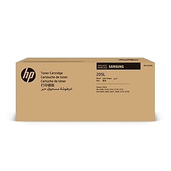 HP 205L Black Toner Cartridge for Samsung MLT-D205L (SU967), Samsung-branded printer supplies are now HP-branded