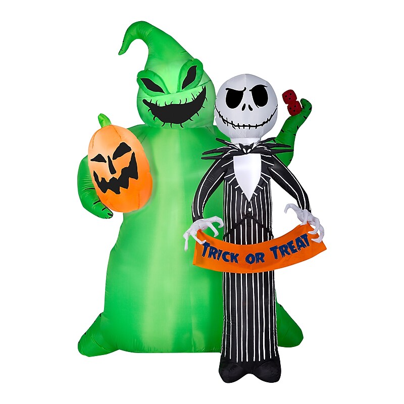 National Tree Company 78" Jack Skellington and Oogie Boogie (GE9-72626) image 1