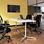 Bush Business Furniture 72"W x 36"D Boat Shaped Conference Table, White (99TBM72WHSVK)~#|#~9F4F4EA3-A0C7-4F65-960DD12F66589977_sc7