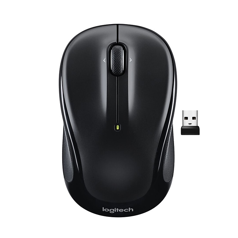 Logitech M325S Wireless Ambidextrous Optical USB Mouse, Black (910-006825) image 1