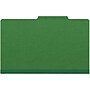 Medical Arts Press Pressboard Classification Folder, 2 Dividers, 2" Expansion, Legal Size, Moss Green, 10/Box~#|#~9F52E1D9-FC47-4FD1-95525A2011335F81_sc7