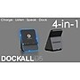 Azpen Fast Wireless Charging Hub with Bluetooth Speakers & Speakerphone, 10 Watt, Black (DockAll D5)~#|#~9F58B7DB-5A0A-4858-B2B2181F72385720_sc7