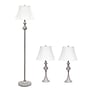 Lalia Home Perennial 60"/26" Gray Three-Piece Floor/Table Lamp Set with Bell Shades (LHS-1007-GY)~#|#~9F59A188-858E-4069-A1BDC20D7F59C4BA_sc7