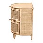bali & pari Oleta 21.3"W x 17.7"D Natural Rattan Nightstand with 2 Drawers, Natural (230-13152-HiT)~#|#~9F5A19C0-E646-41E8-91DCDCABE5C5C457_sc7