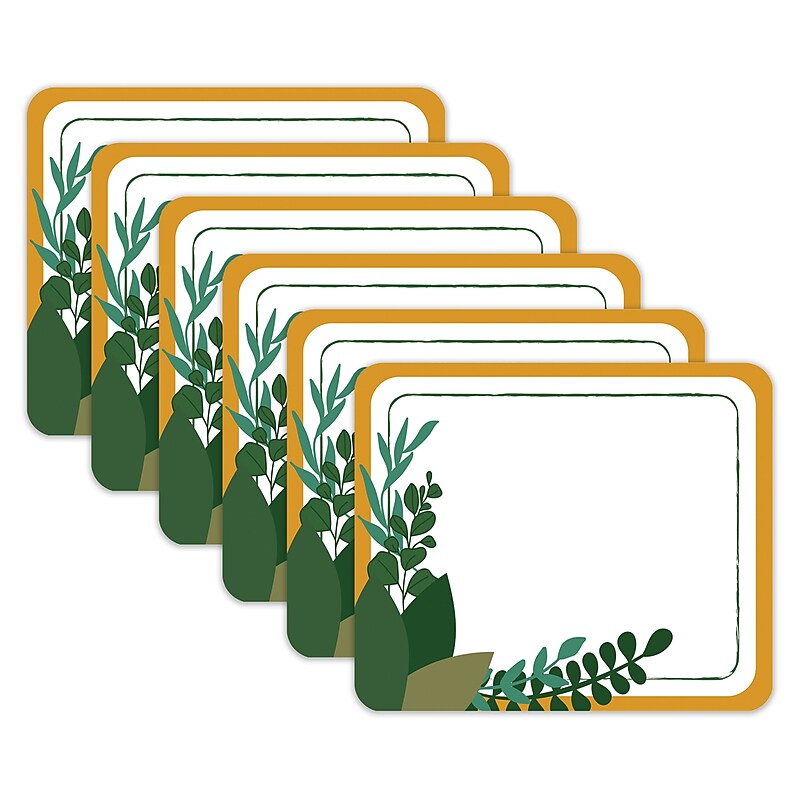 Carson Dellosa Education Grow Together School Name Tags, 3" x 2-1/2", 40/Pack, 6 Packs/Bundle (CD-150088-6) image 1