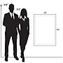 Azar Sign Holder, 24" x 36", Wall Mounted, Silver Acrylic (105536)~#|#~9F62FA20-7E99-439C-A57180A309A9BFC1_sc7