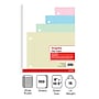 Staples Wide Ruled Filler Paper, 8" x 10.5", Assorted Colors, 100 Sheets/Pack (ST41637C)~#|#~9F6336A4-5D4D-4599-8340955F661B8547_sc7