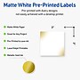 Avery Laser/Inkjet Square Multipurpose Labels, 3" x 3", White, 60/Pack (S00EWQ)~#|#~9F65F607-7986-4D6D-AB4D7C681F0C3D73_sc7
