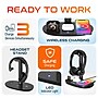 Delton 30X Wireless Noise Canceling Bluetooth Computer Headset with HS1 Wireless Charging Station, Black (DHSWC130XD)~#|#~9F70CE9E-FAD7-4A2E-B7A11FA7E5A41A23_sc7