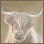 Amanti Art Soulful Bull by Patricia Pinto Framed Canvas Wall Art Print, 30" x 30" (A42678299508)~#|#~9F7223B6-99C5-45F8-A77E10E738F412A2_sc7