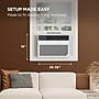 TCL 115-Volt 12000 BTU Window Air Conditioner with Remote, WiFi Enabled, White (T12WV9S)~#|#~9F769A03-9C83-4F2A-B5B3993E54E696C5_sc7