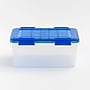 Iris 19 Quart Element Resistant Ultimate Clear Latching Plastic Storage Bin, Clear, 5/Pack (500137)~#|#~9F782DA3-6C1D-43FE-9B81DD3858D32CF7_sc7