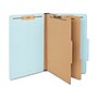 Staples Pressboard Classification Folder, 2-Dividers, 2.5" Expansion, Legal Size, Light Blue, 20/Box~#|#~9F7A68BA-9D03-48E6-9AFF75448AEDD7E0_sc7