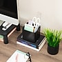 Mind Reader 2-Compartment Desk Organizer, Black (SIMPORG-BLK)~#|#~9F804361-7D6F-415D-8940C95E1CD6E265_sc7