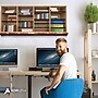 AdirOffice 500 Series 24-Compartment Literature Organizer, 39.3" x 11.8", Medium Oak (500-24-MEO)~#|#~9F875AF2-0C51-4108-B58D33304D095ACB_sc7