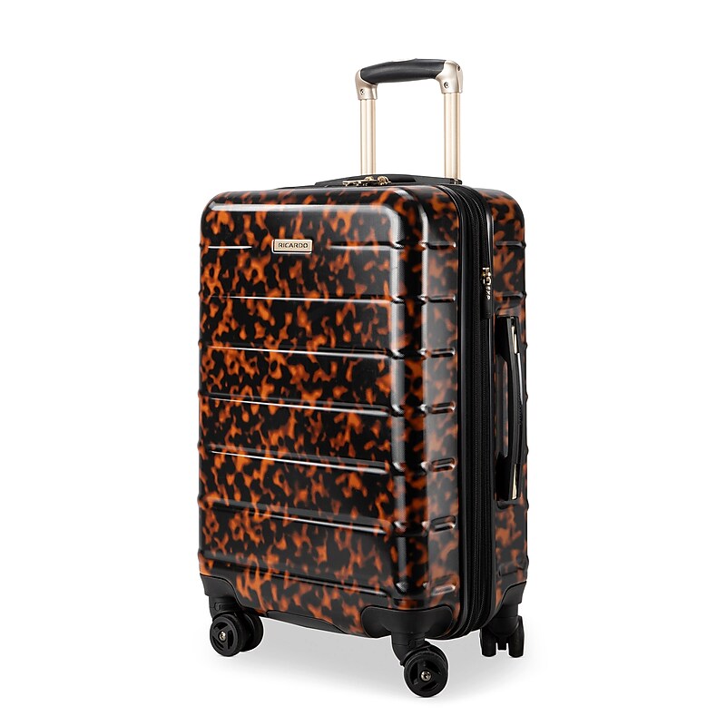 Ricardo Beverly Hills Cambria 20" Hardside Carry-On Suitcase, 8-Wheeled Spinner, Tortoise (140-20"973-4WB) image 1