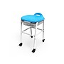 Luxor Plastic/Steel Adjustable-Height Classroom Stool with Wheels and Storage, Blue/White (MBS-STOOL-2)~#|#~9F91C558-2355-4784-B684893824837AE4_sc7