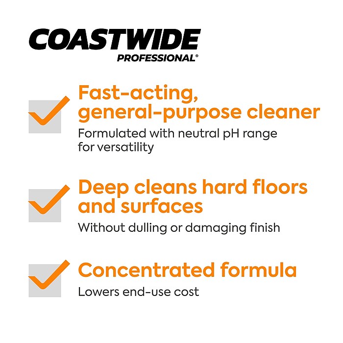Coastwide Professional Multi-Purpose Neutral Cleaner 64, 3.78L, 4