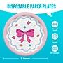 Say Hooray! Bow Bash 7" Paper Plates, Assorted Colors, 32 Plates/Pack (DTC382614PLT)~#|#~9F9312F9-82F6-4E46-865C9F975FCE5B71_sc7