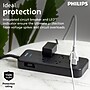 Philips Adapter Spaced 5-Outlet Surge Protector with USB Charging, 6 ft. Braided Cord, Black (SPP3303B/37-T1)~#|#~9F998EED-B0BC-4866-8FE7226F21F6DDD2_sc7