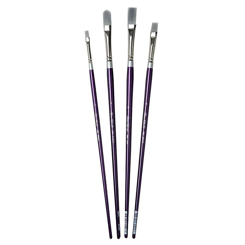 Silver Brush Silver Silk LH 4-Piece Brush Pack (SLVSK8004) image 1