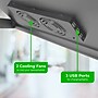 Uncaged Ergonomics WorkEZ Executive with 2 Cooling Fans + 3 USB Ports, Silver (WEEFHs)~#|#~9FA64CFF-309C-4EC9-B9F6AF413CDBD5A8_sc7