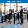 Mount-It! MI-15001 63"W L-Shaped Adjustable Particle Board Standing Desk, Black (MI-15001)~#|#~9FA8D245-94E1-4619-8E63E2A0C8175AC2_sc7
