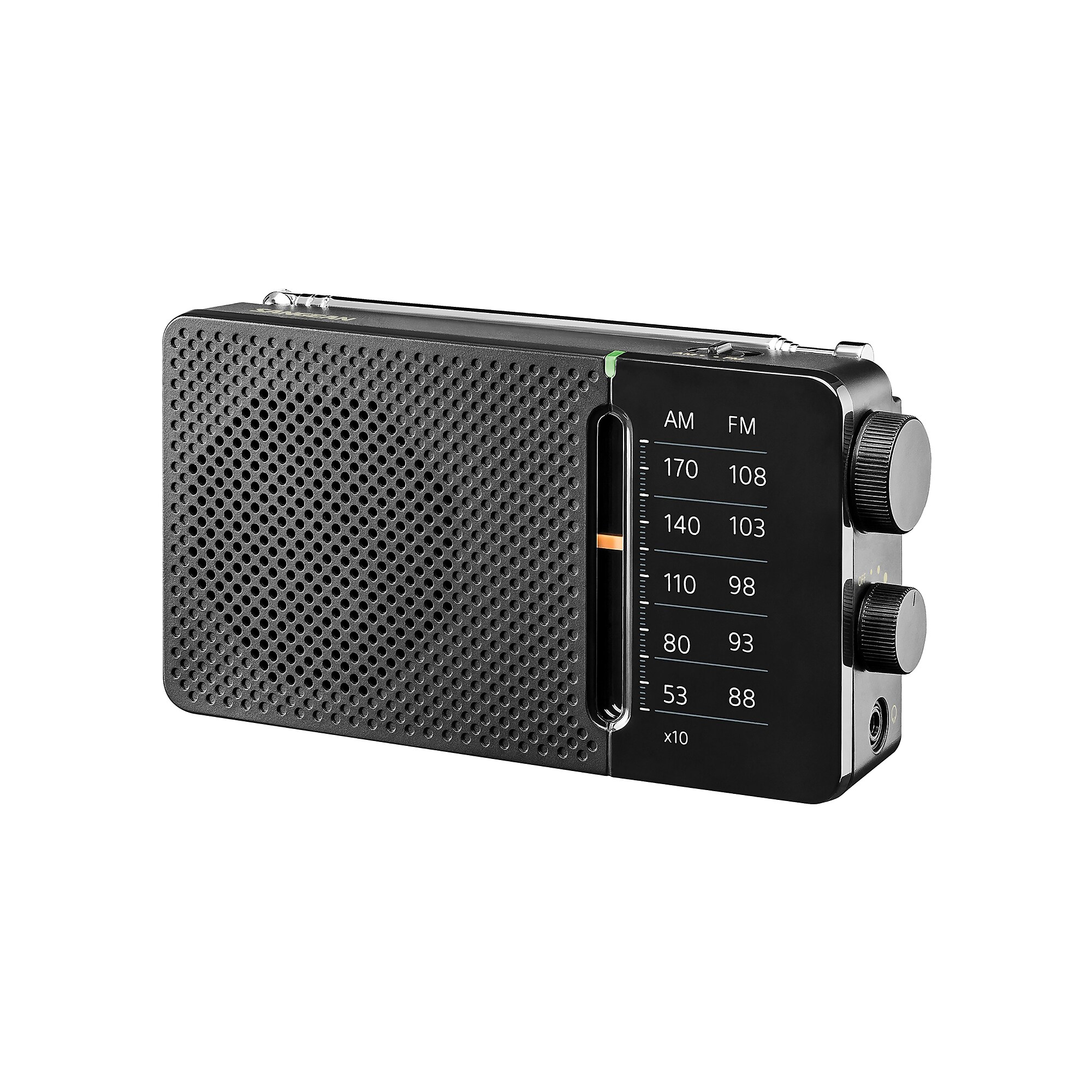 Sangean Wireless Portable AM/FM Pocket Digital-Tuning Radio, Black (SR-36) Sansujyuku sansujyuku.com