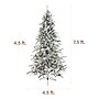 Fraser Hill Farm 7.5' Flocked Mountain Pine Artificial Christmas Tree, 550 Lights (FFMP075-5SN)~#|#~9FAB0569-FE23-4F2D-91535F1DD1300752_sc7