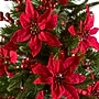 3' Feel RealÂ® Colonial Pencil Slim Hinged Tree with Red Poinsettias, Red Berries & 50 Multi Lights~#|#~9FAC71FF-AB7B-4527-9E2634E85FBFAACF_sc7