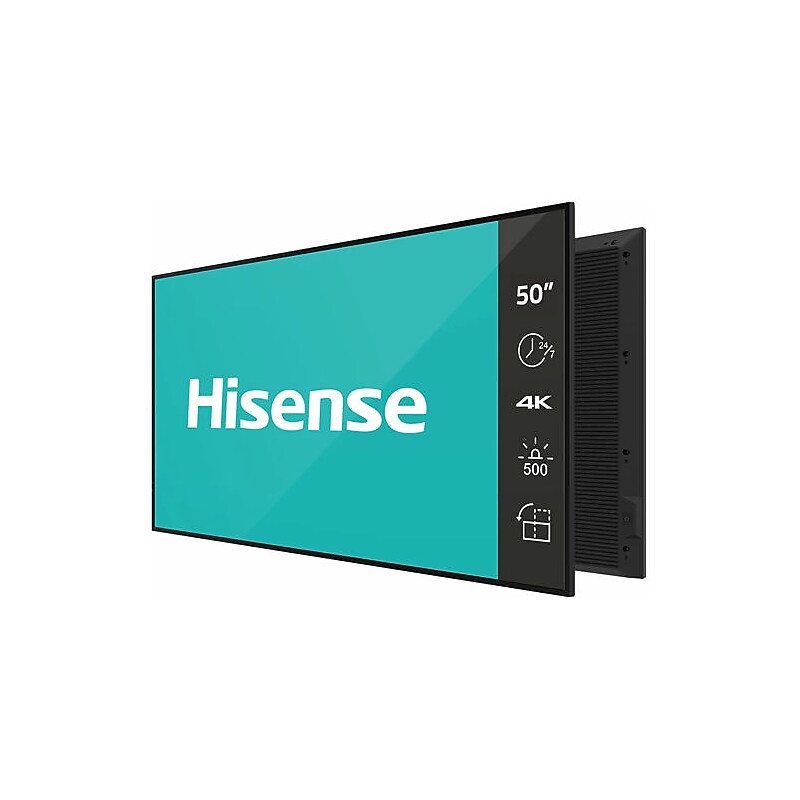 Hisense DM Series 50" 4K UHD IPS Digital Signage Commercial Display for Digital Signage (50DM66D) image 1