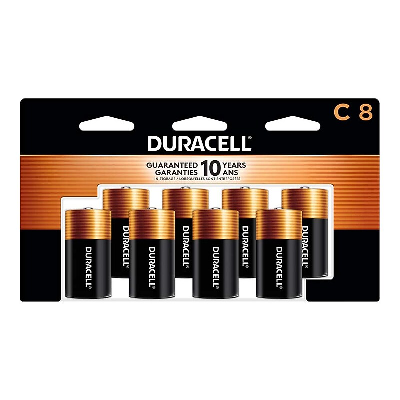 Duracell Coppertop C Alkaline Battery, 8/Pack (MN14R8DW) image 1