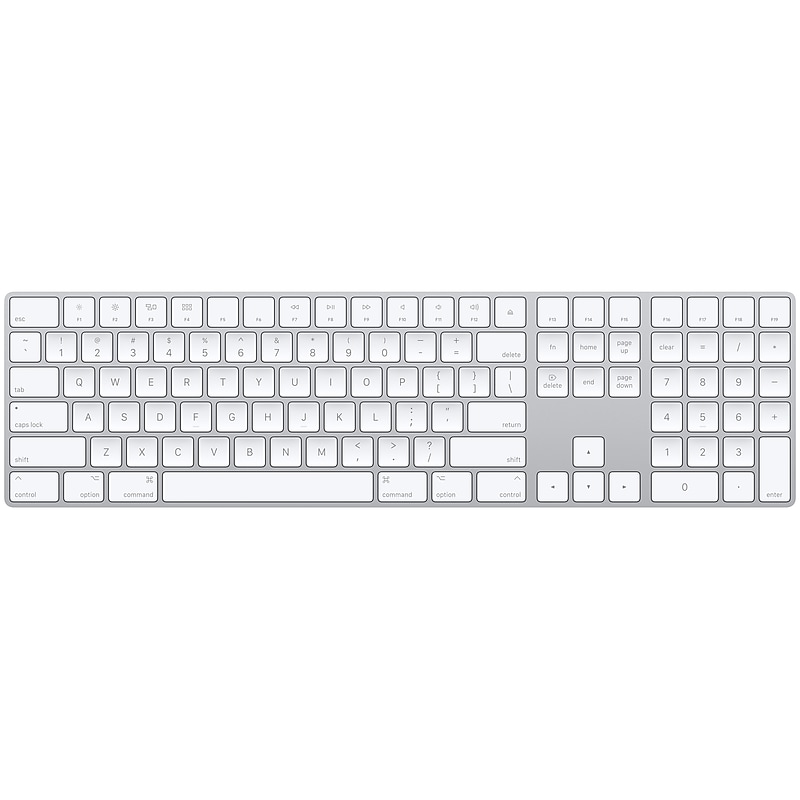 Apple Magic Wireless Keyboard, White (MXCJ3LL/A) image 1
