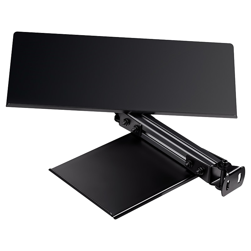 Next Level Racing F-GT Elite Adjustable Keyboard and Mouse Tray, Carbon Gray (NLR-E010) image 1