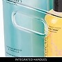 iDESIGN Stackable Plastic Storage Bin with Handles, Clear, 4/Pack (29205M4)~#|#~9FBC286F-E4F9-4495-97C7B5EBC07786C4_sc7