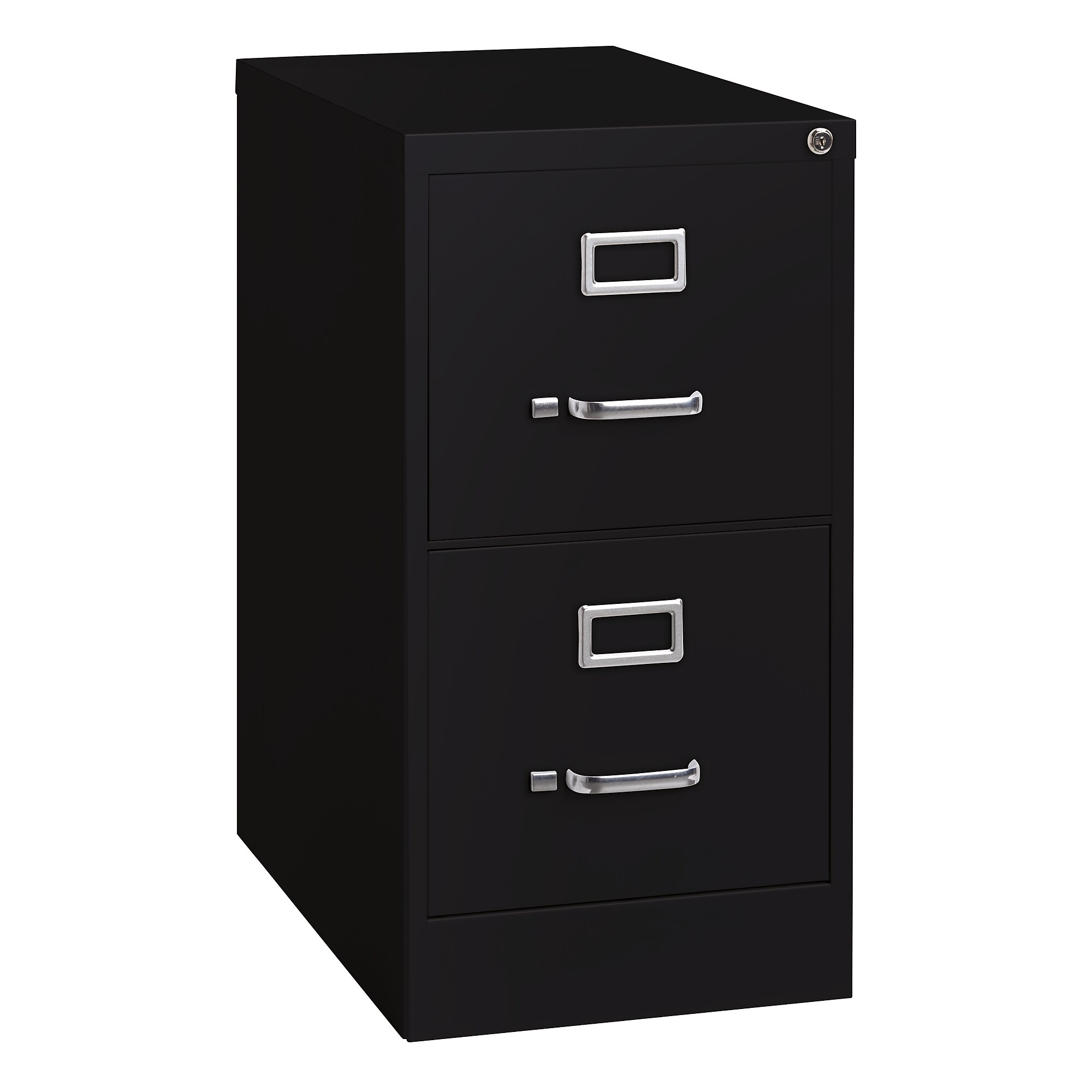 Hirsh Commercial 2-Drawer Vertical File Cabinet, Letter Size, Lockable, 28.375″H x 15″W x 22″D, Black (17785) Simolary simolary.com