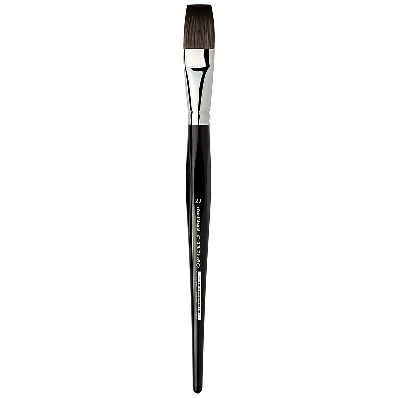 da Vinci CASANEO Mixed Media Synthetic Bristle, Flat Brush (DVXVA589820) image 1