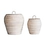 Storied Home Decorative Handwoven Rattan Storage Baskets with Lids, Whitewashed, 2/Set (AH0324)~#|#~9FC55DF0-BA1A-468C-B9BCF8BBC1700AEA_sc7