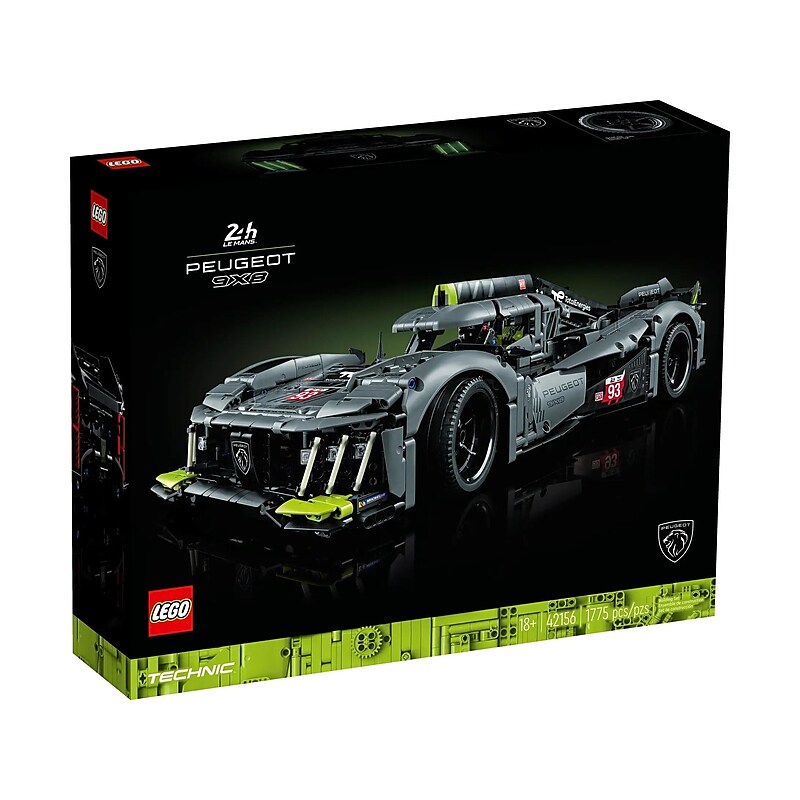 LEGO Technic PEUGEOT 9X8 24H Le Mans Hybrid Hypercar Building set (42156) image 1