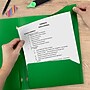 Five Star Stay Put  3-Hole Punched 2 Pocket Plastic Folder, Retro Green (333420E-ECM26)~#|#~9FCD3A3F-39B8-4C70-9A87AFE364420373_sc7